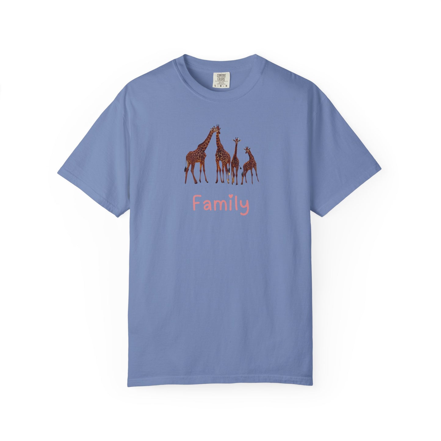 Family Giraffe Unisex T-Shirt - Cute Animal Graphic Tee