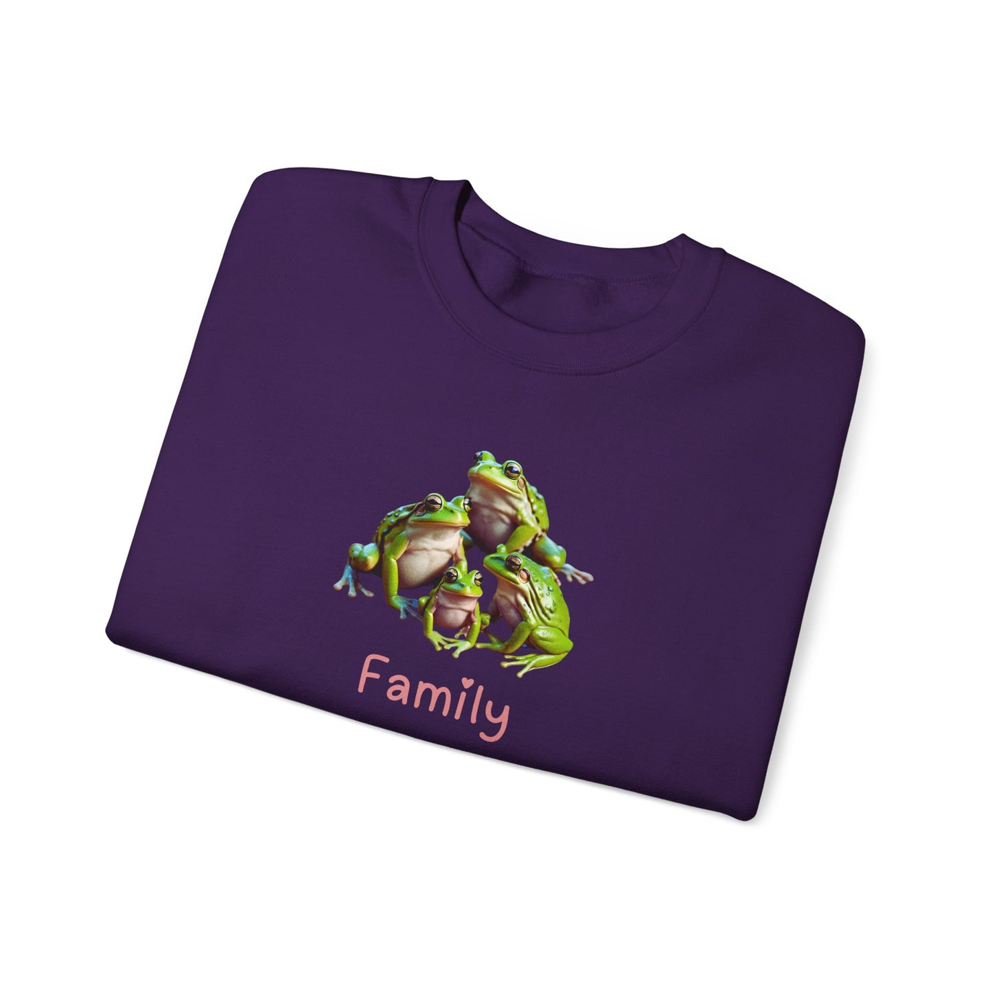 Frog Family Unisex Crewneck Sweatshirt