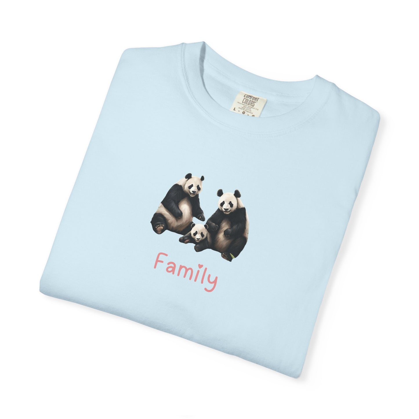 Panda Family Unisex T Shirt