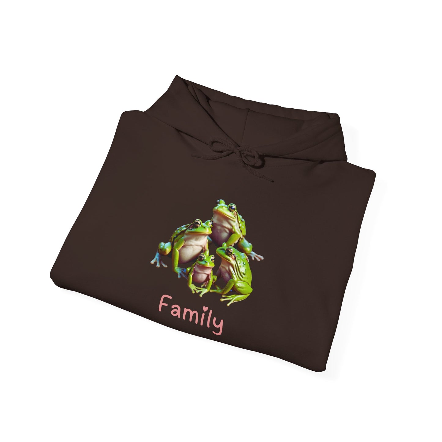 Frog Family Unisex Hooded Sweatshirt