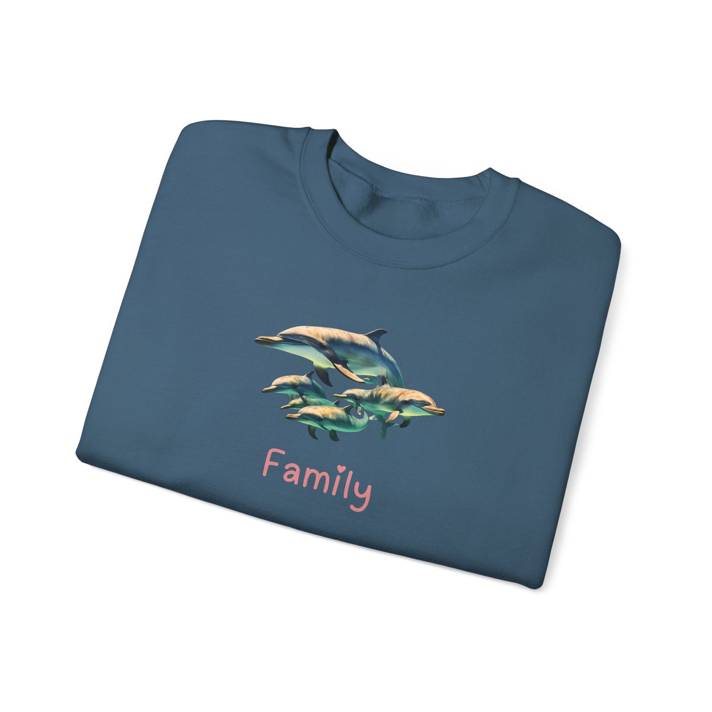 Dolphin Family Unisex Crewneck Sweatshirt