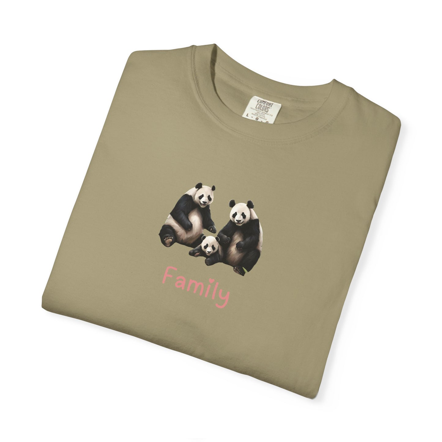 Panda Family Unisex T Shirt