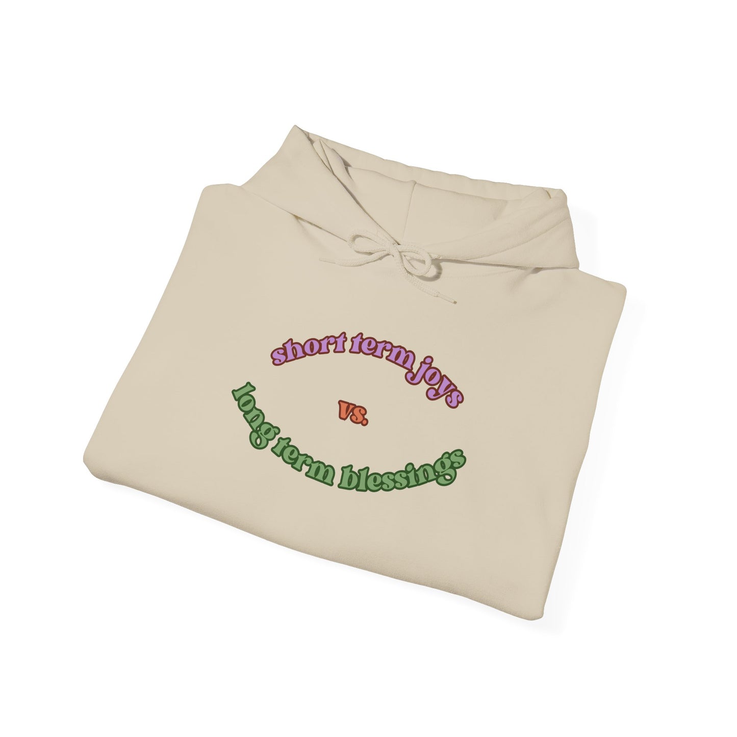 Short Term vs Long Term Unisex Heavy Blend Hooded Sweatshirt