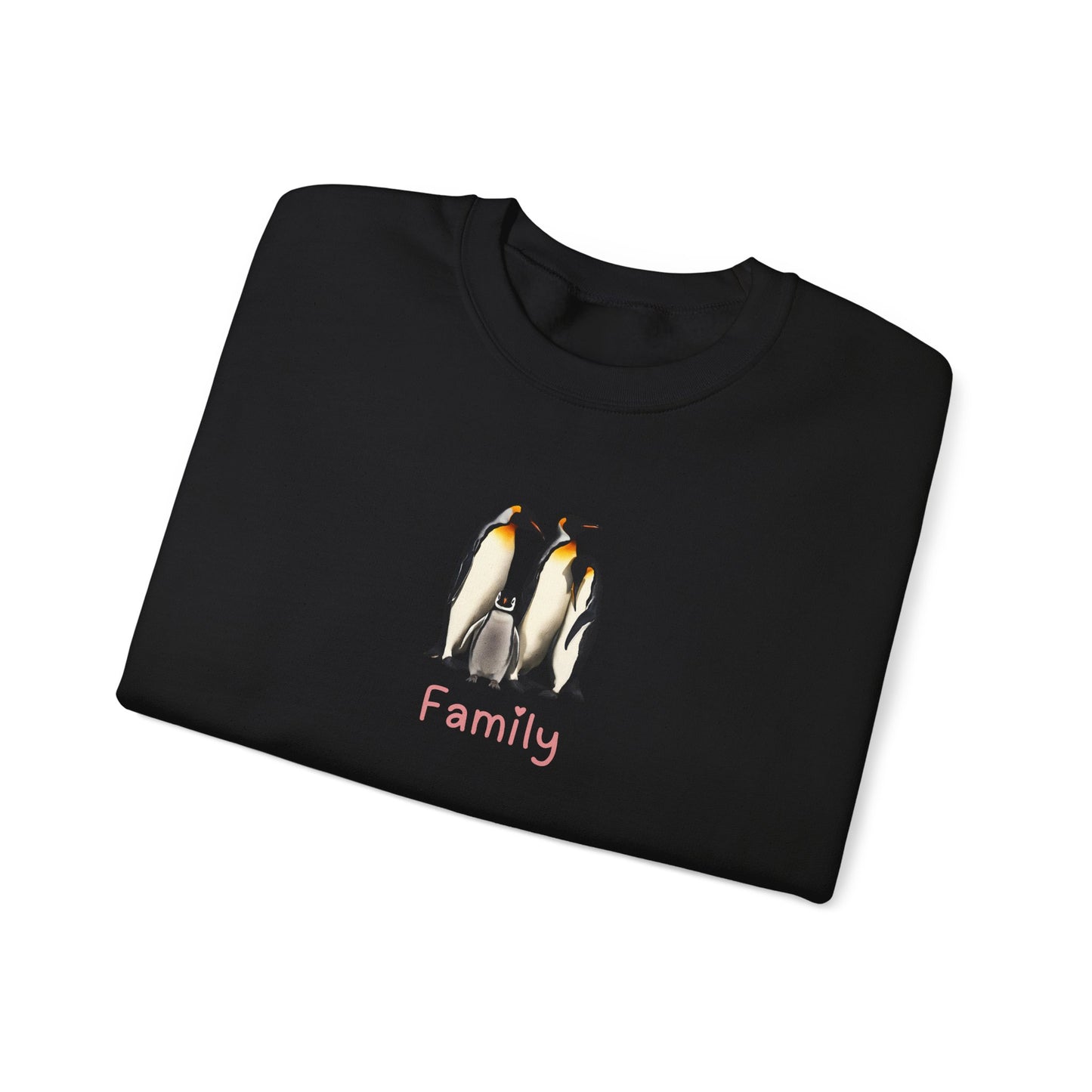 Penguin Family Unisex Crewneck Sweatshirt