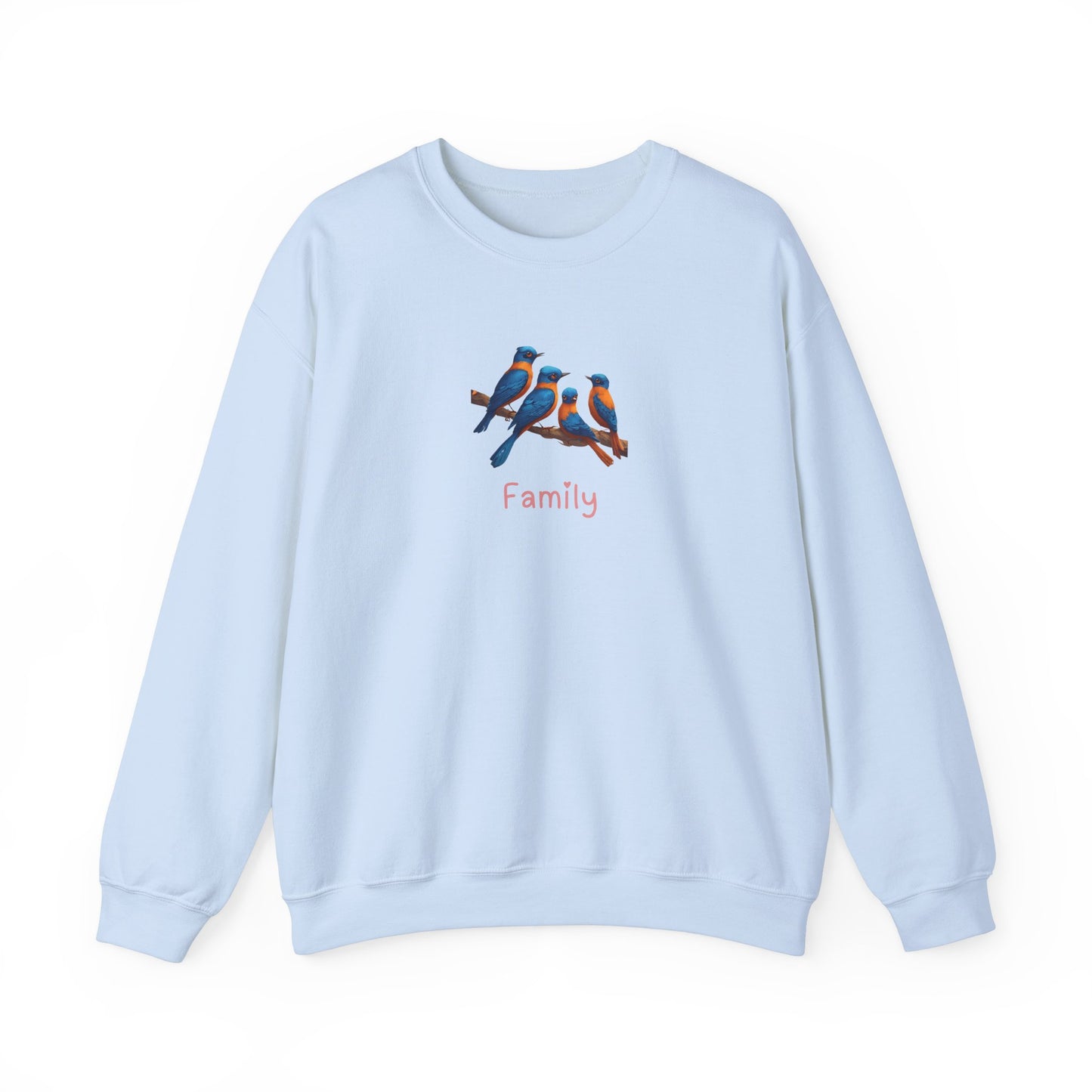 Bird Family Unisex Crewneck Sweatshirt