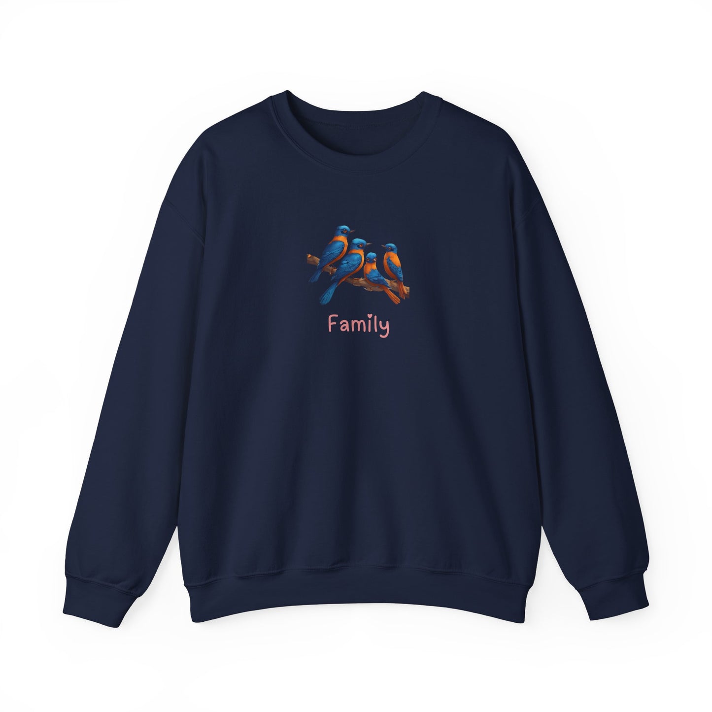 Bird Family Unisex Crewneck Sweatshirt
