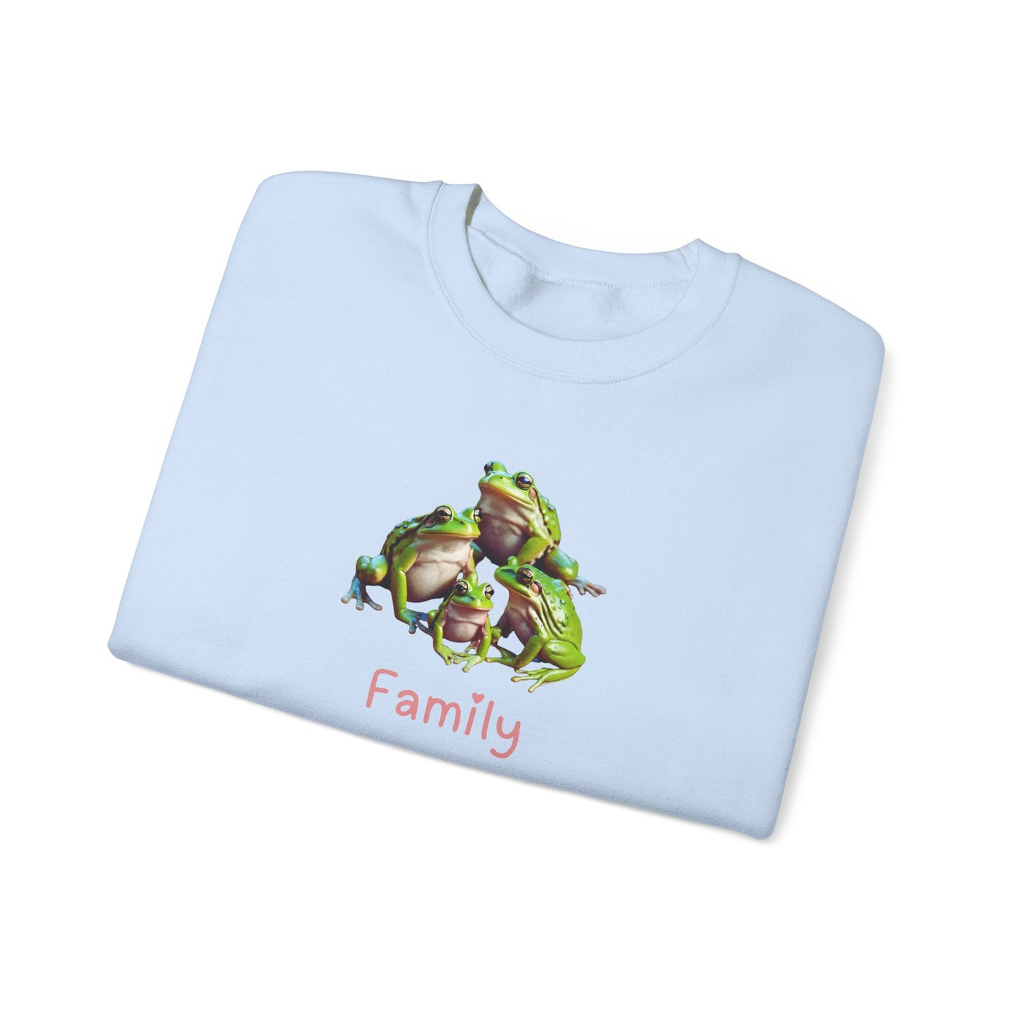 Frog Family Unisex Crewneck Sweatshirt