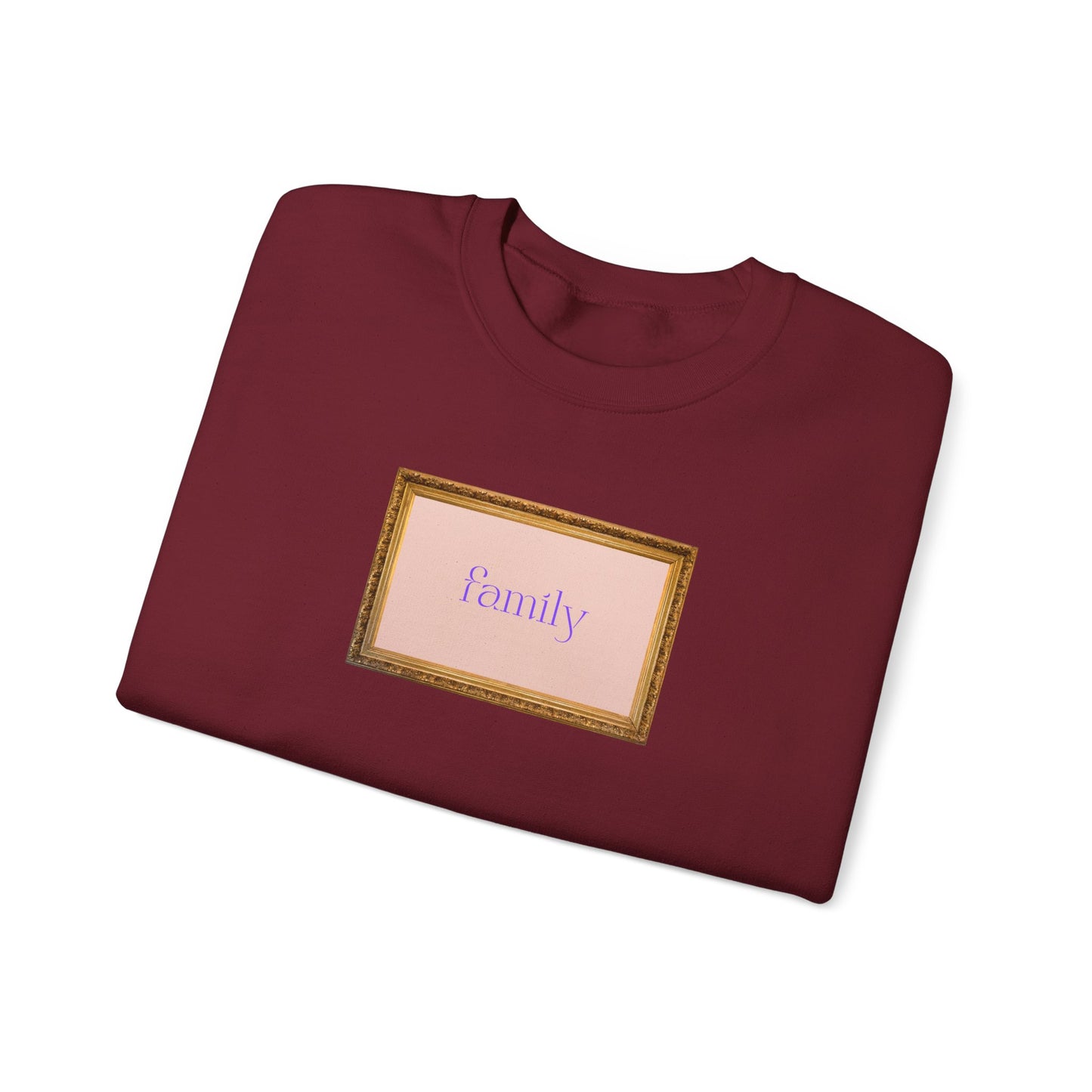 Framed Family Unisex Heavy Blend Crewneck Sweatshirt