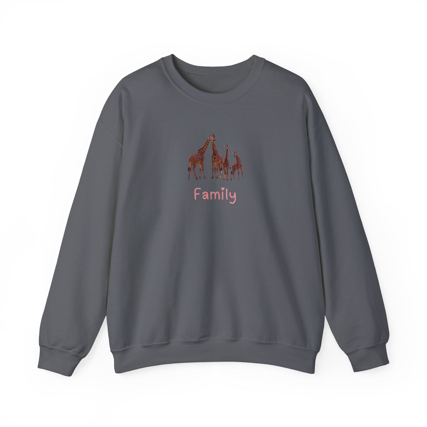 Family Giraffes  Unisex Crewneck Sweatshirt