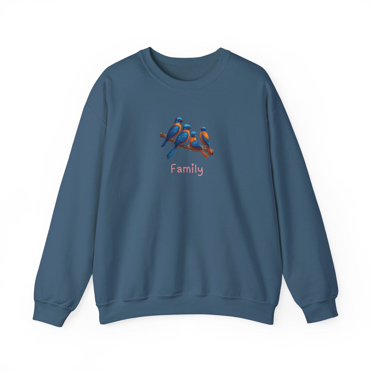 Bird Family Unisex Crewneck Sweatshirt