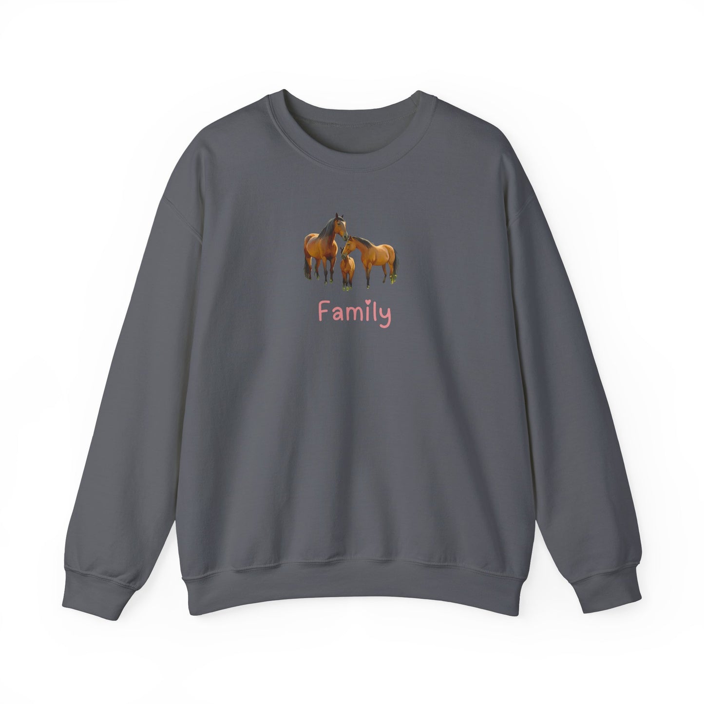 Horse Family Unisex Crewneck Sweatshirt