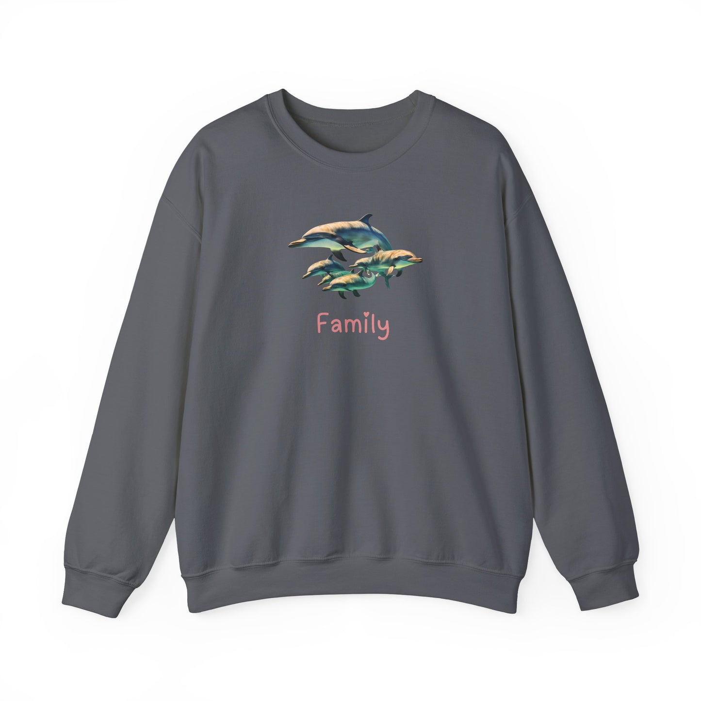 Dolphin Family Unisex Crewneck Sweatshirt