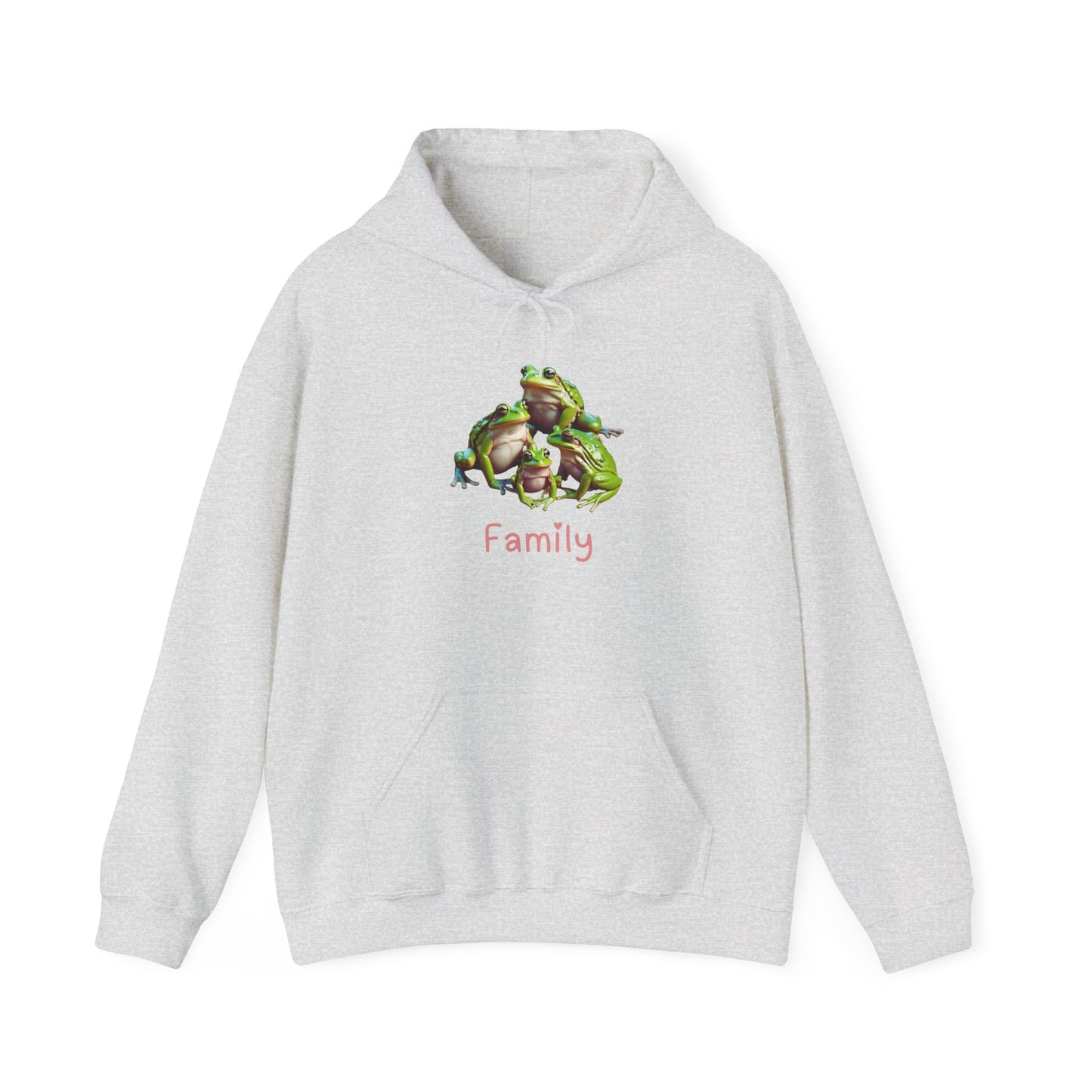 Frog Family Unisex Hooded Sweatshirt