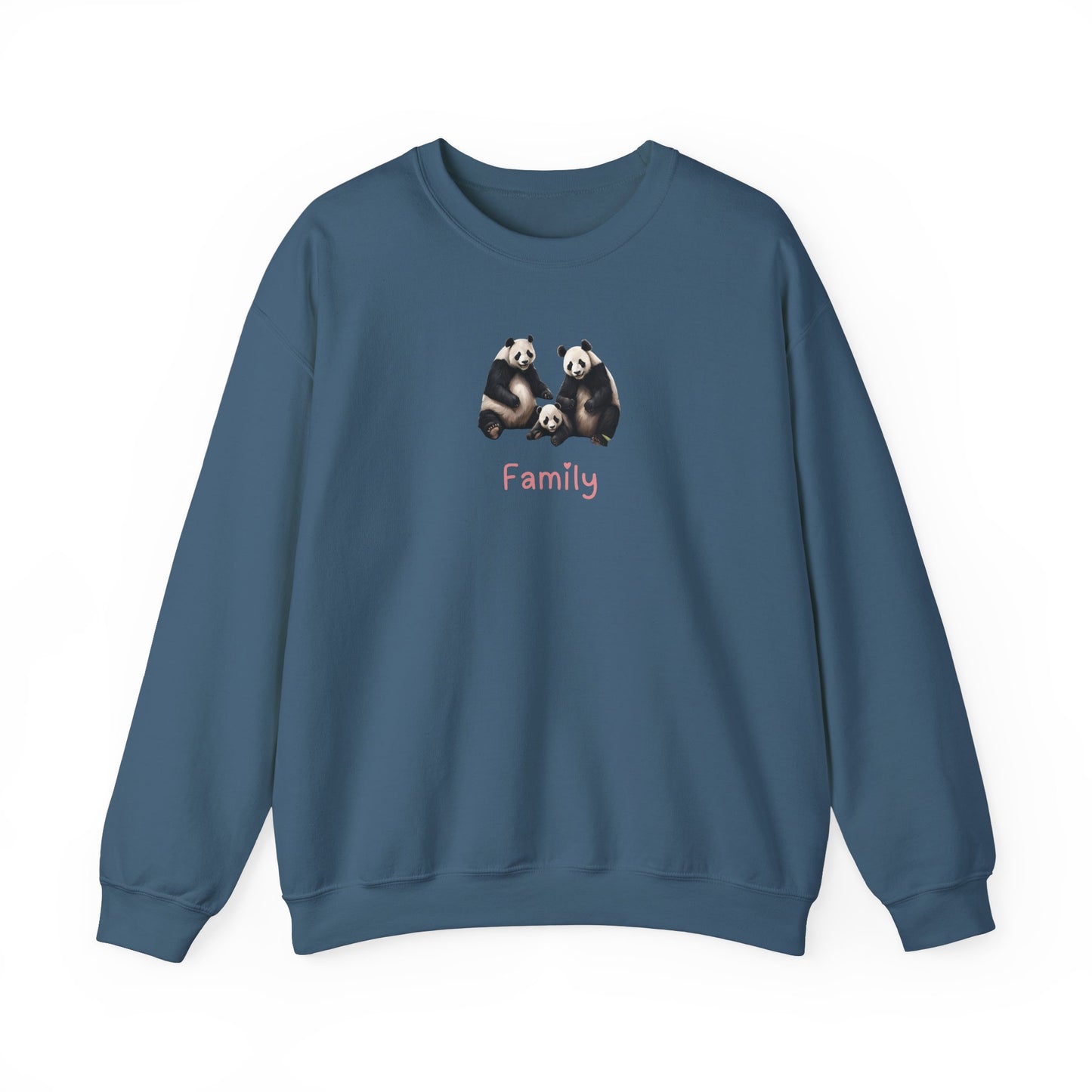 Panda Family Unisex Crewneck Sweatshirt