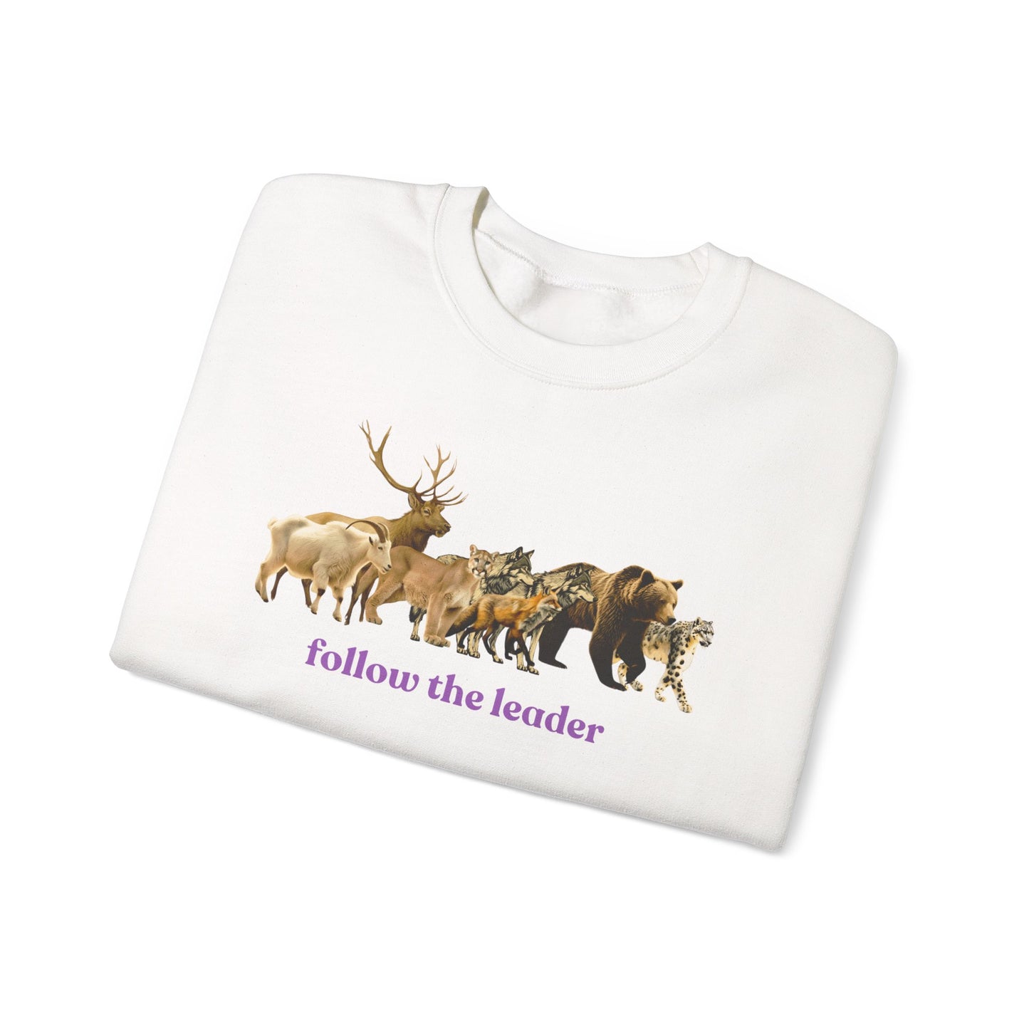 Follow The Leader Unisex Heavy Blend Crewneck Sweatshirt