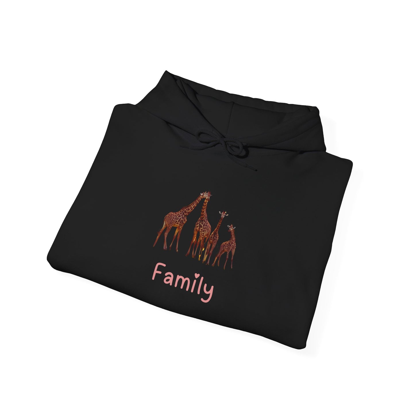 Family Giraffe Unisex Hooded Sweatshirt