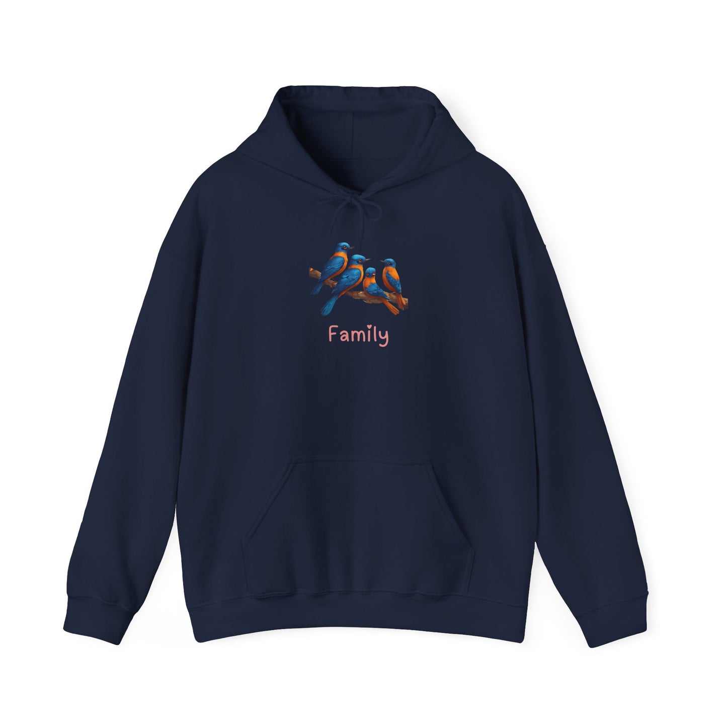 Bird Family Unisex Hooded Sweatshirt