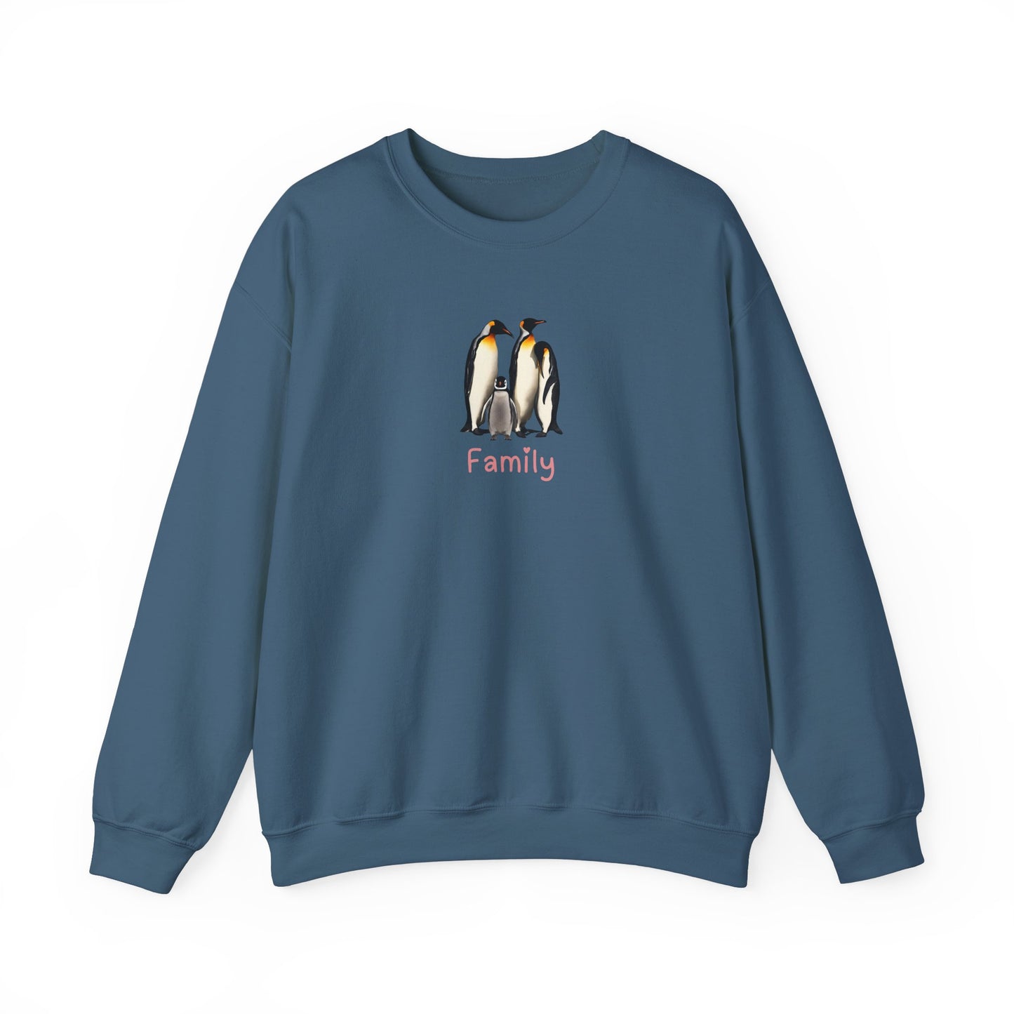 Penguin Family Unisex Crewneck Sweatshirt