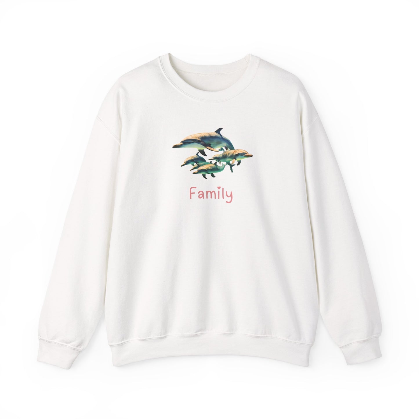 Dolphin Family Unisex Crewneck Sweatshirt