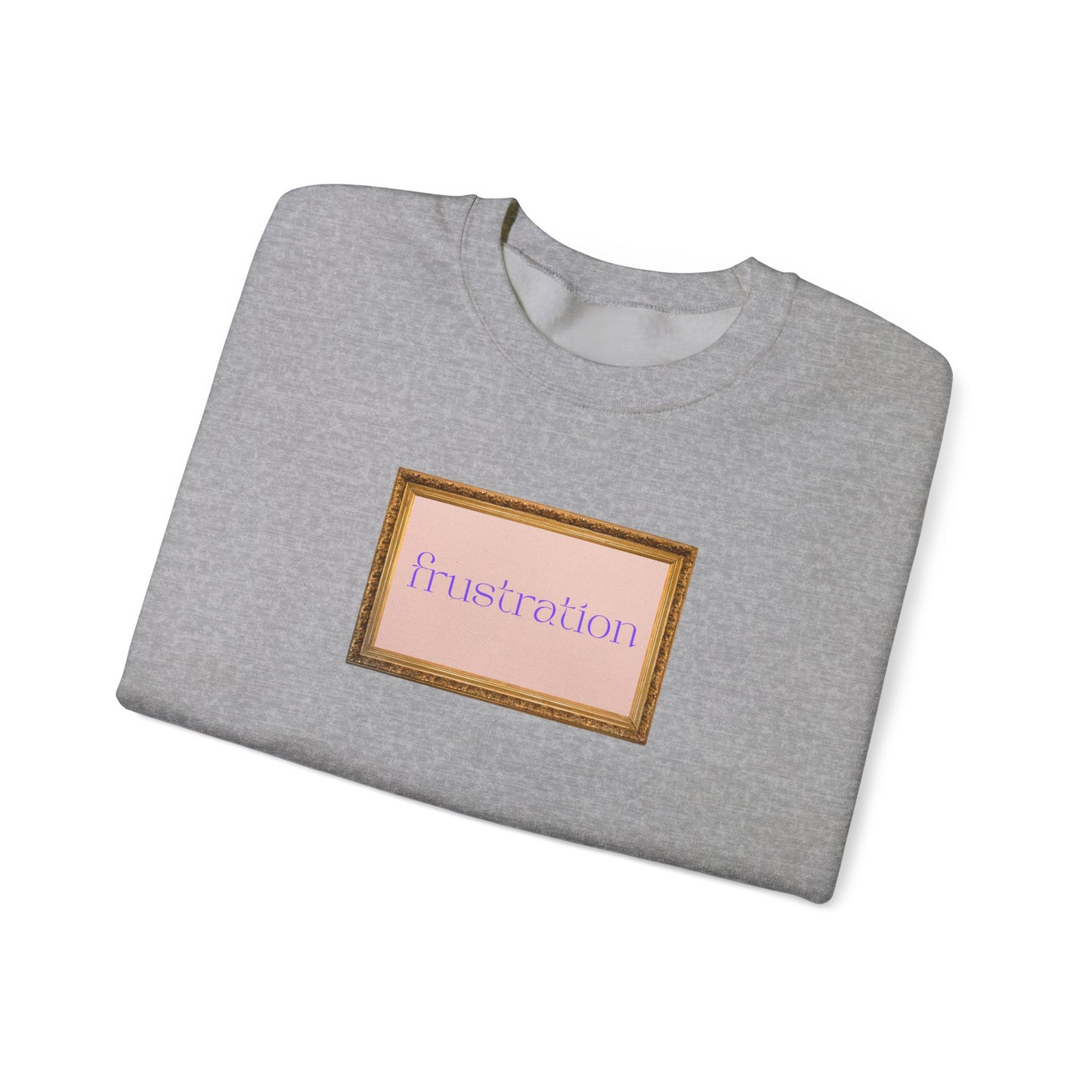 Framed Frustration Unisex Heavy Blend Crewneck Sweatshirt