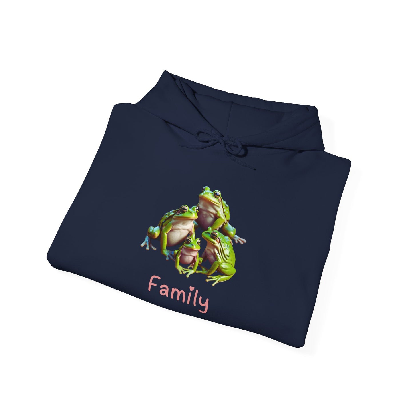 Frog Family Unisex Hooded Sweatshirt