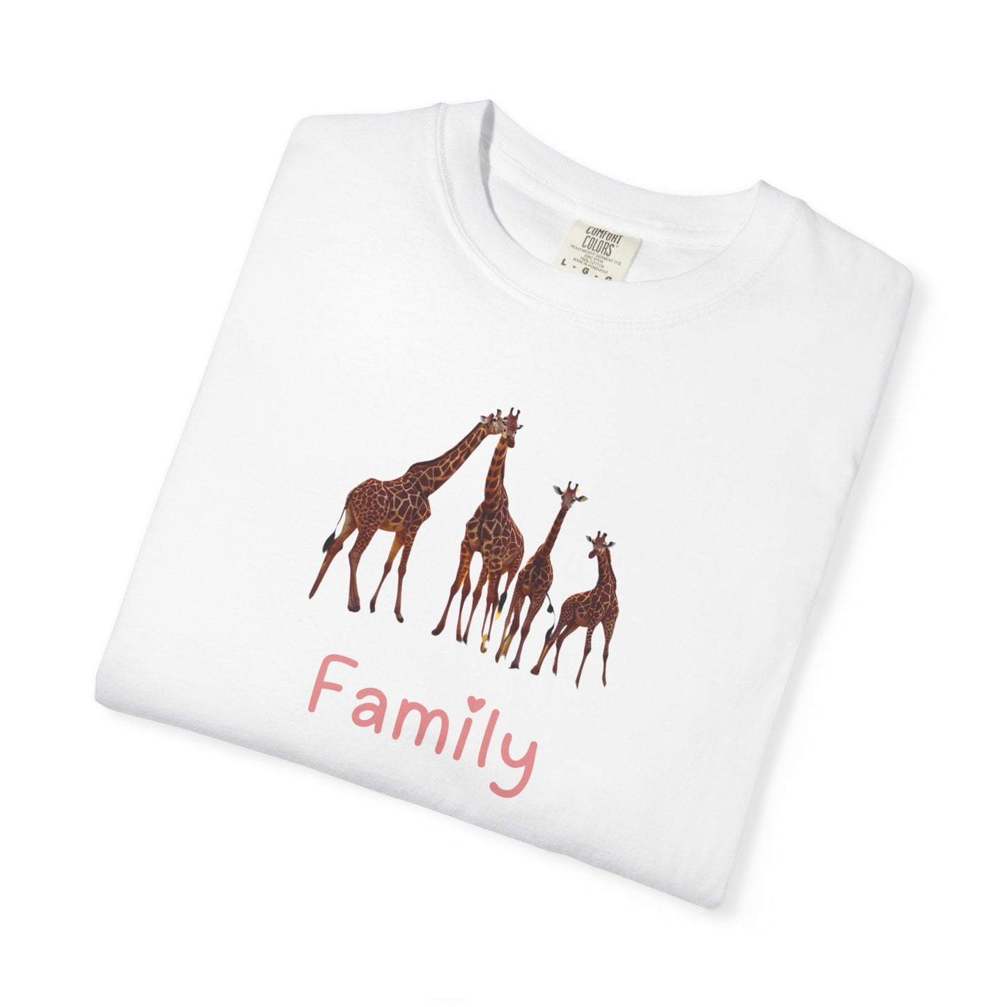 Family Giraffe Unisex T-Shirt - Cute Animal Graphic Tee
