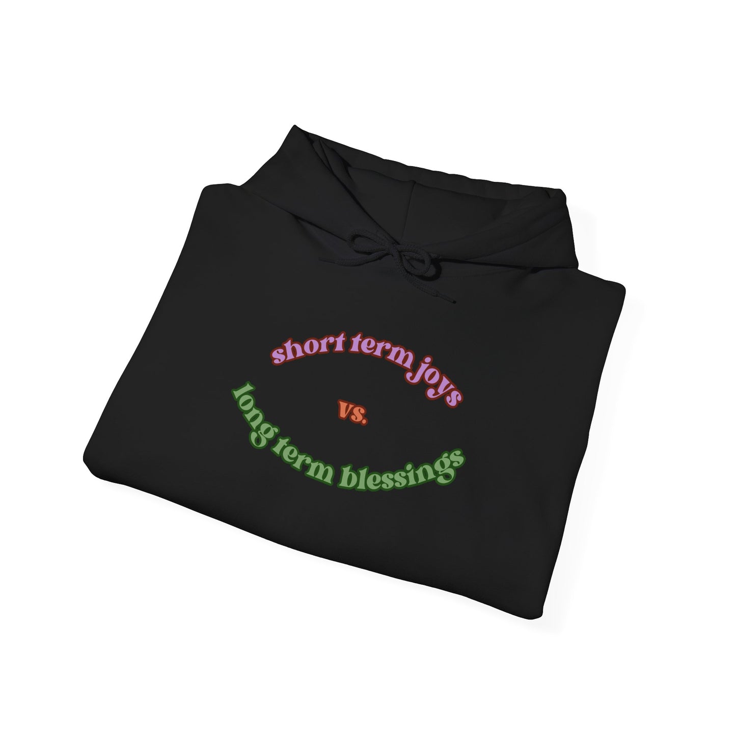 Short Term vs Long Term Unisex Heavy Blend Hooded Sweatshirt