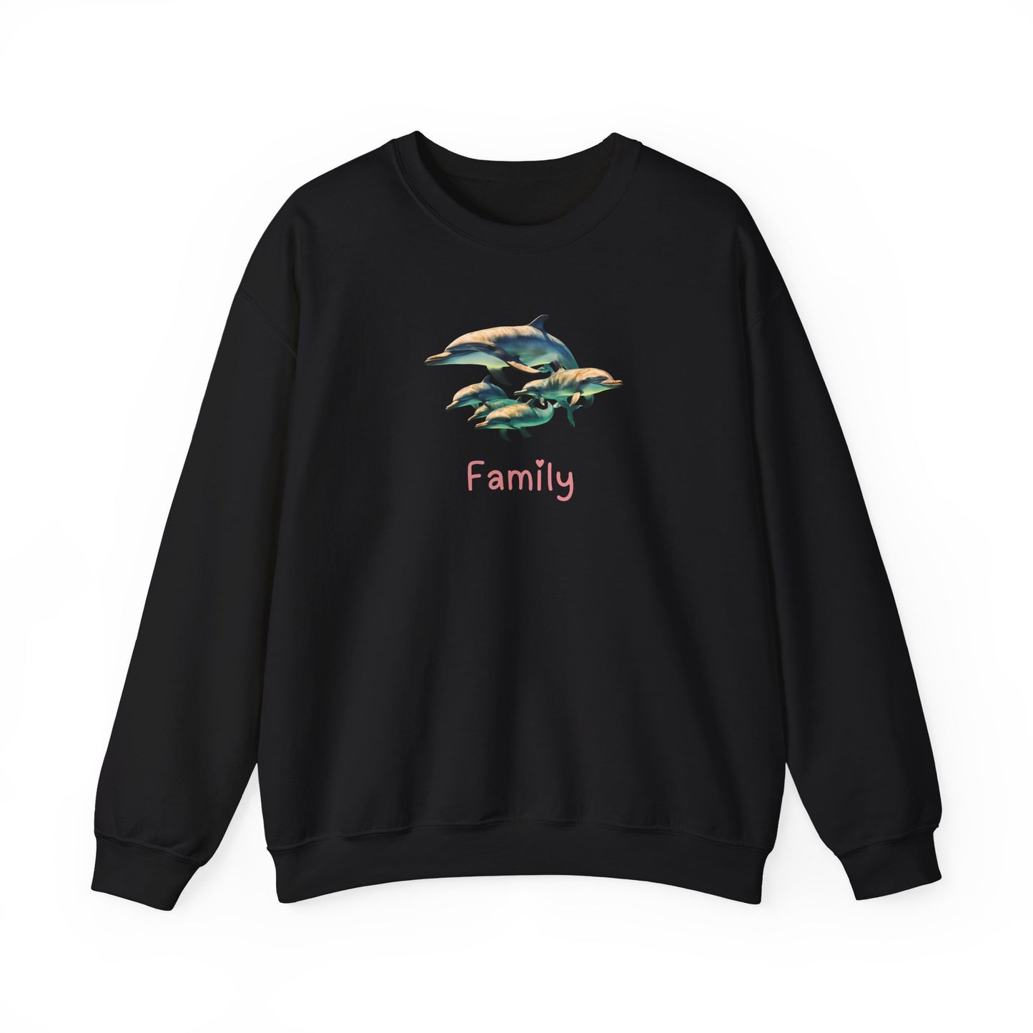 Dolphin Family Unisex Crewneck Sweatshirt