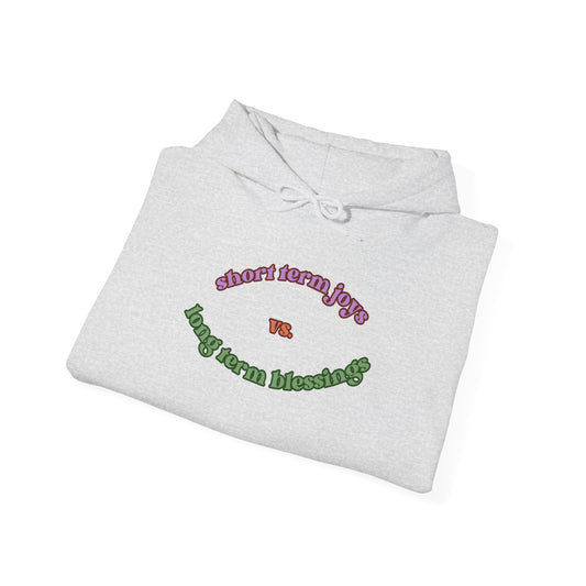 Short Term vs Long Term Unisex Heavy Blend Hooded Sweatshirt