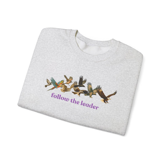 Follow The Leader Unisex Heavy Blend Crewneck Sweatshirt