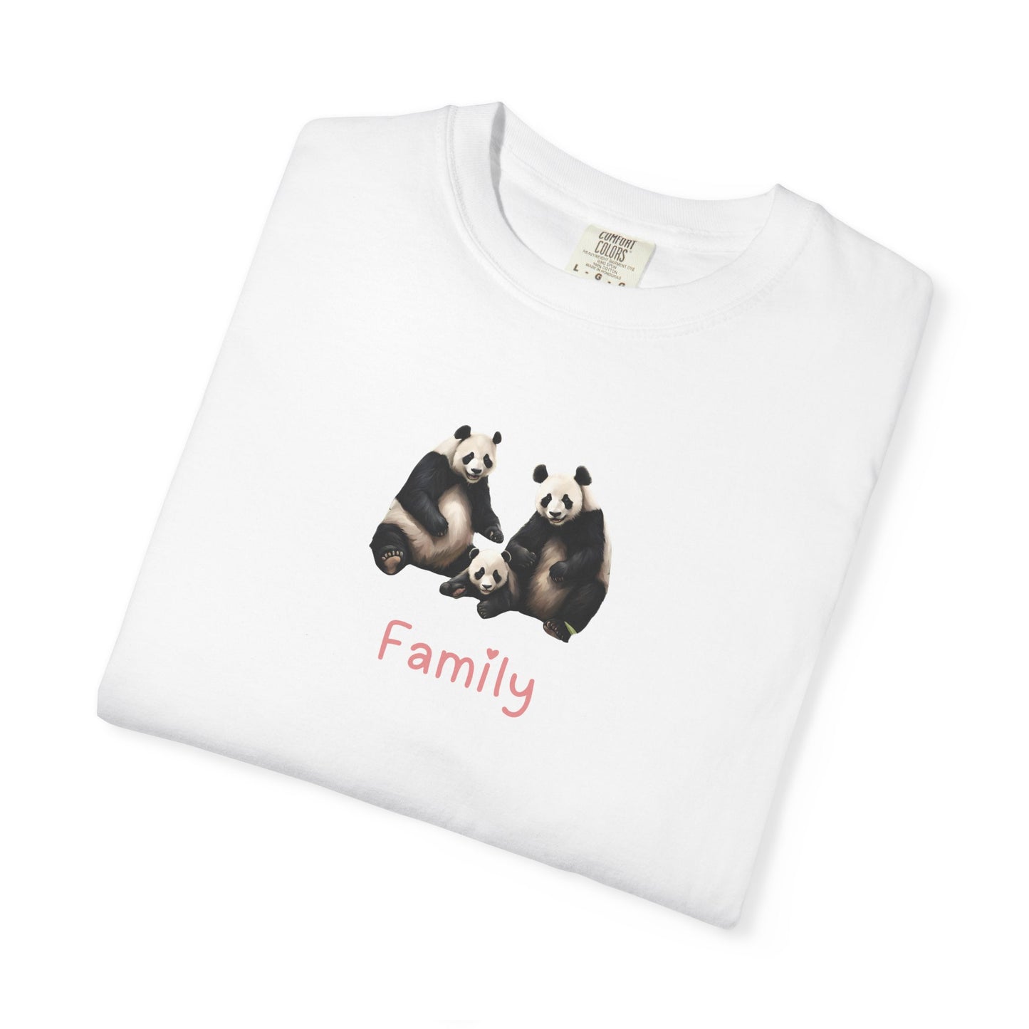 Panda Family Unisex T Shirt