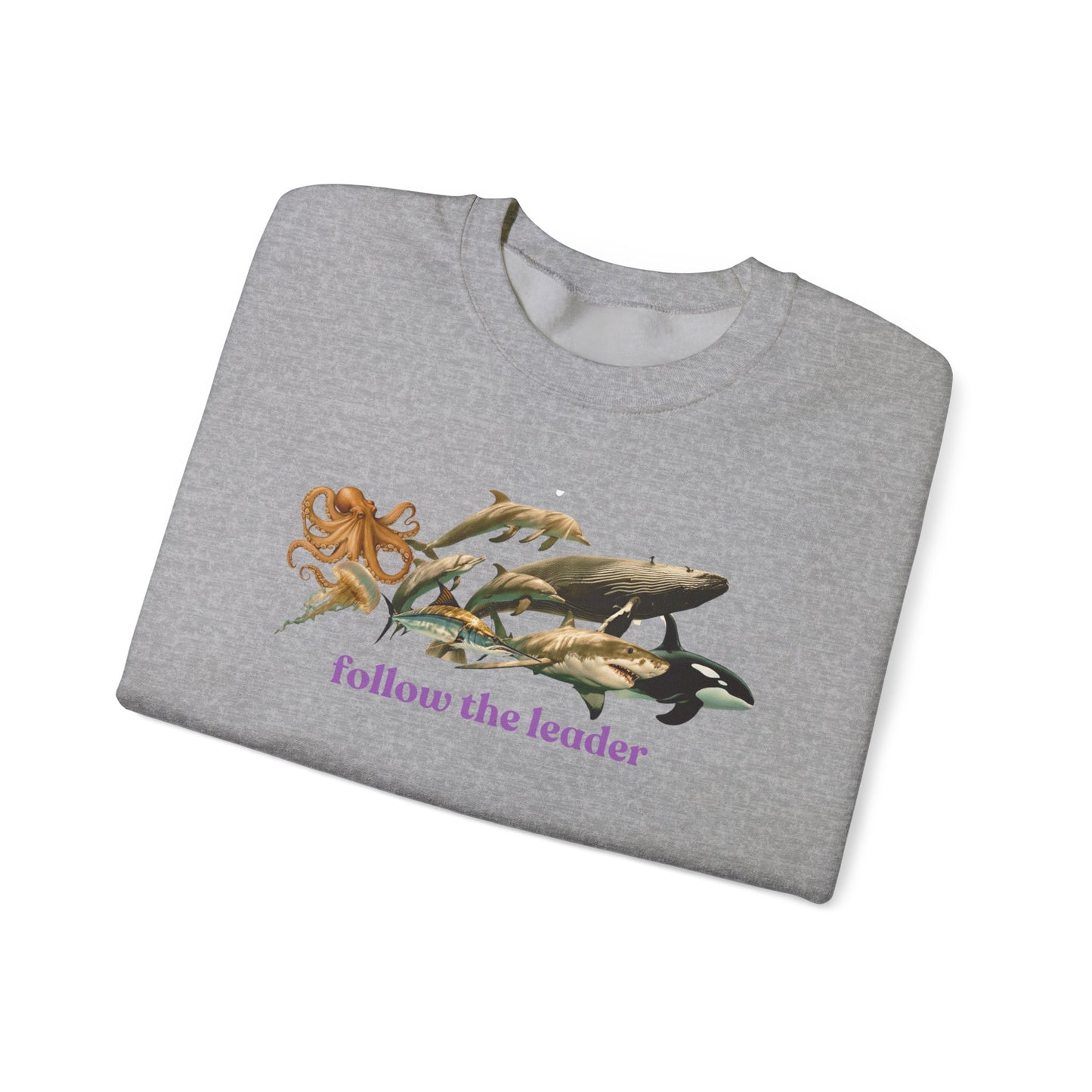 Follow the Leader Unisex Heavy Blend Crewneck Sweatshirt