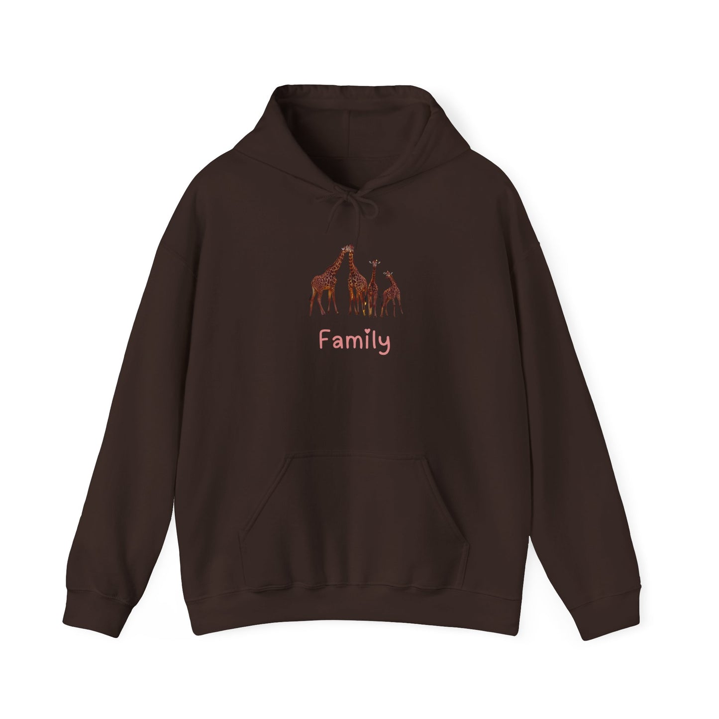 Family Giraffe Unisex Hooded Sweatshirt