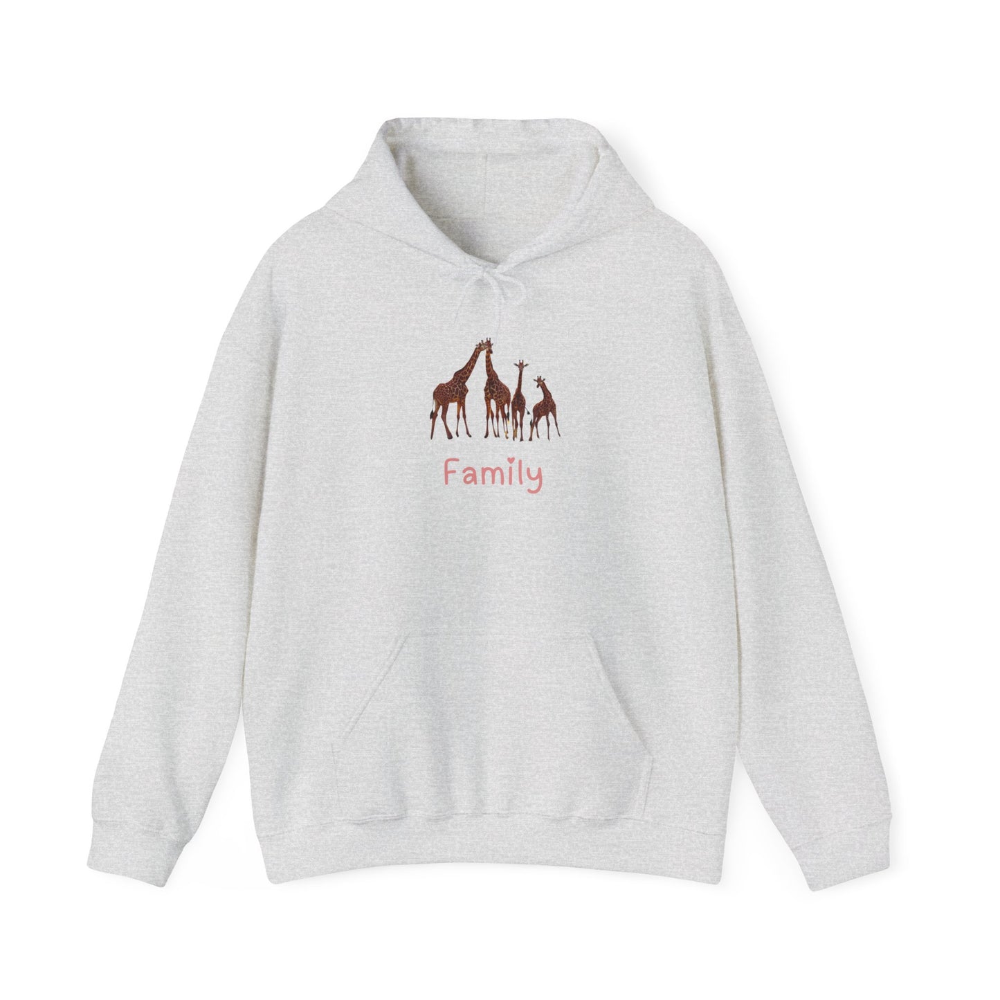 Family Giraffe Unisex Hooded Sweatshirt