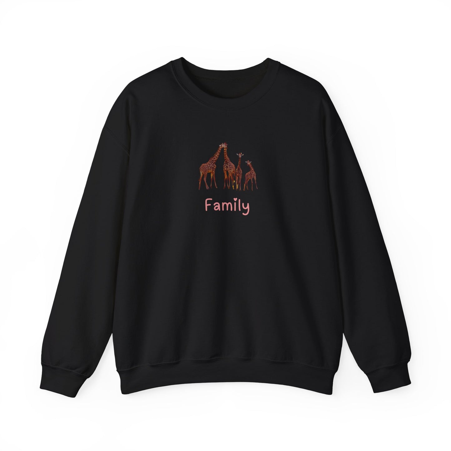 Family Giraffes  Unisex Crewneck Sweatshirt