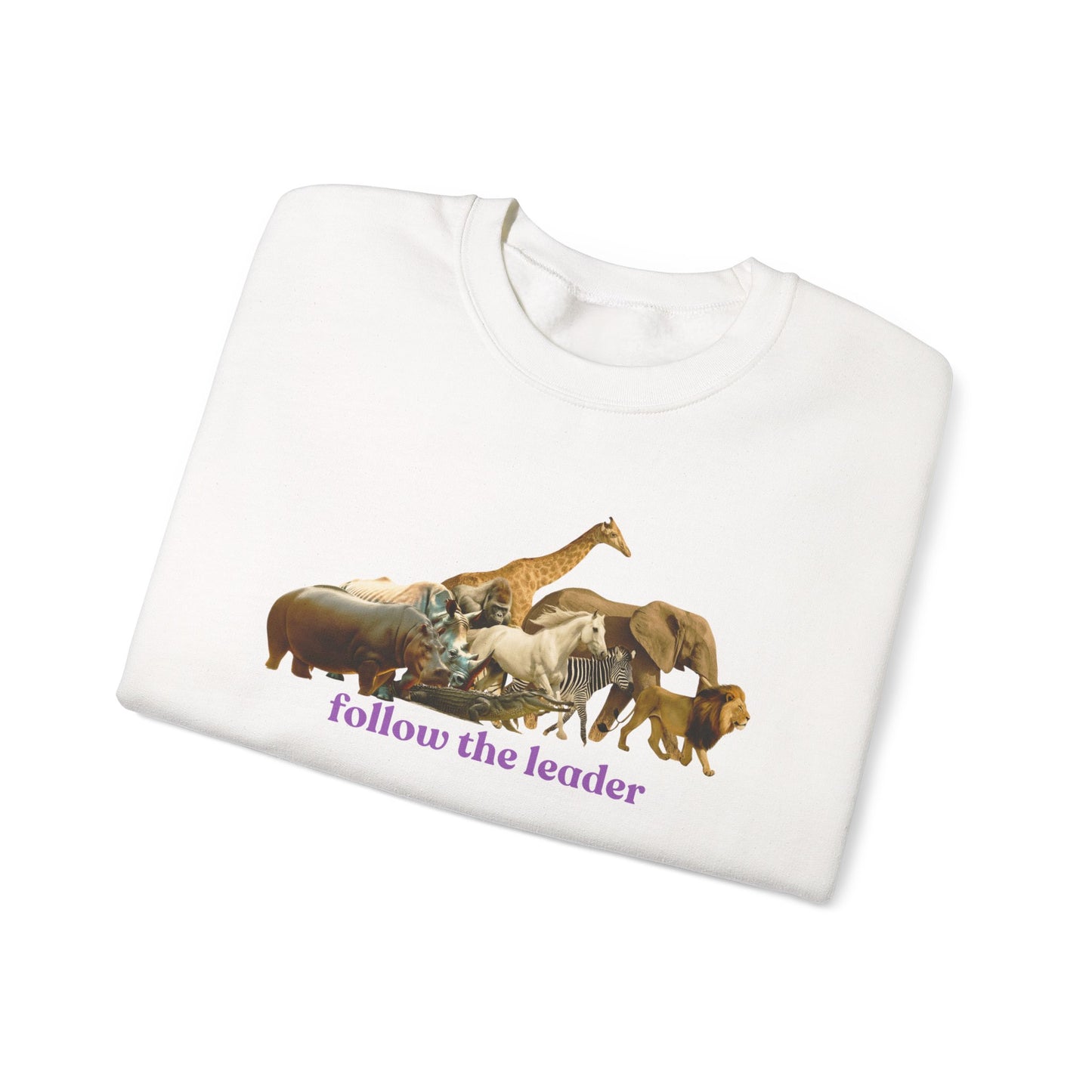 Follow  The Leader Unisex Heavy Blend Crewneck Sweatshirt