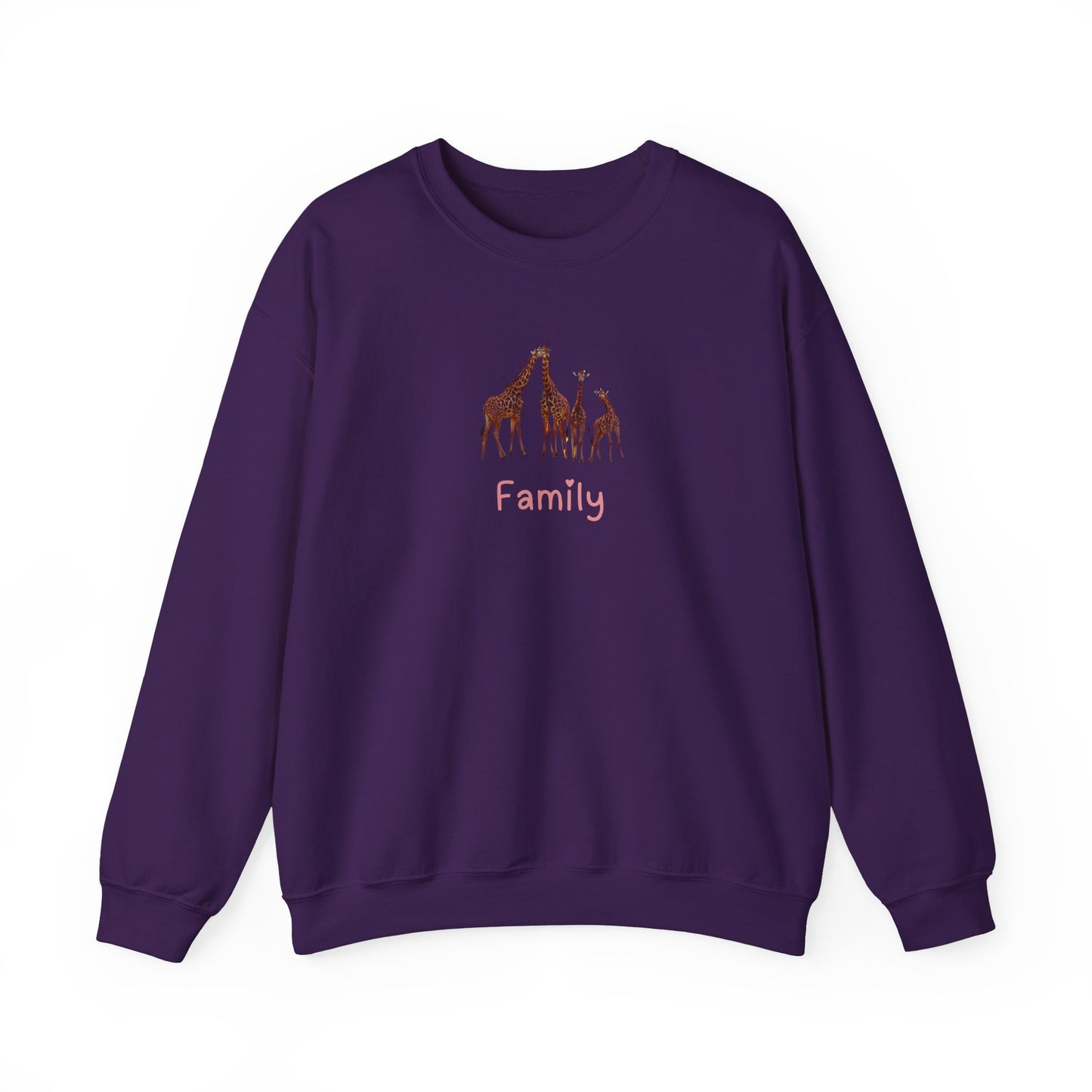 Family Giraffes  Unisex Crewneck Sweatshirt