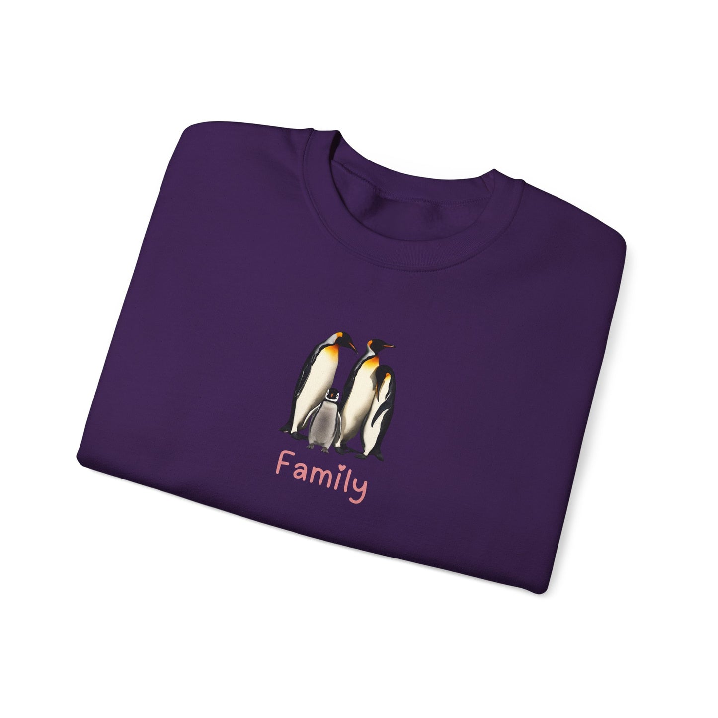 Penguin Family Unisex Crewneck Sweatshirt