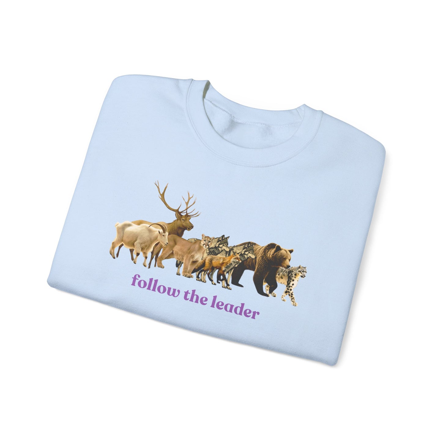 Follow The Leader Unisex Heavy Blend Crewneck Sweatshirt