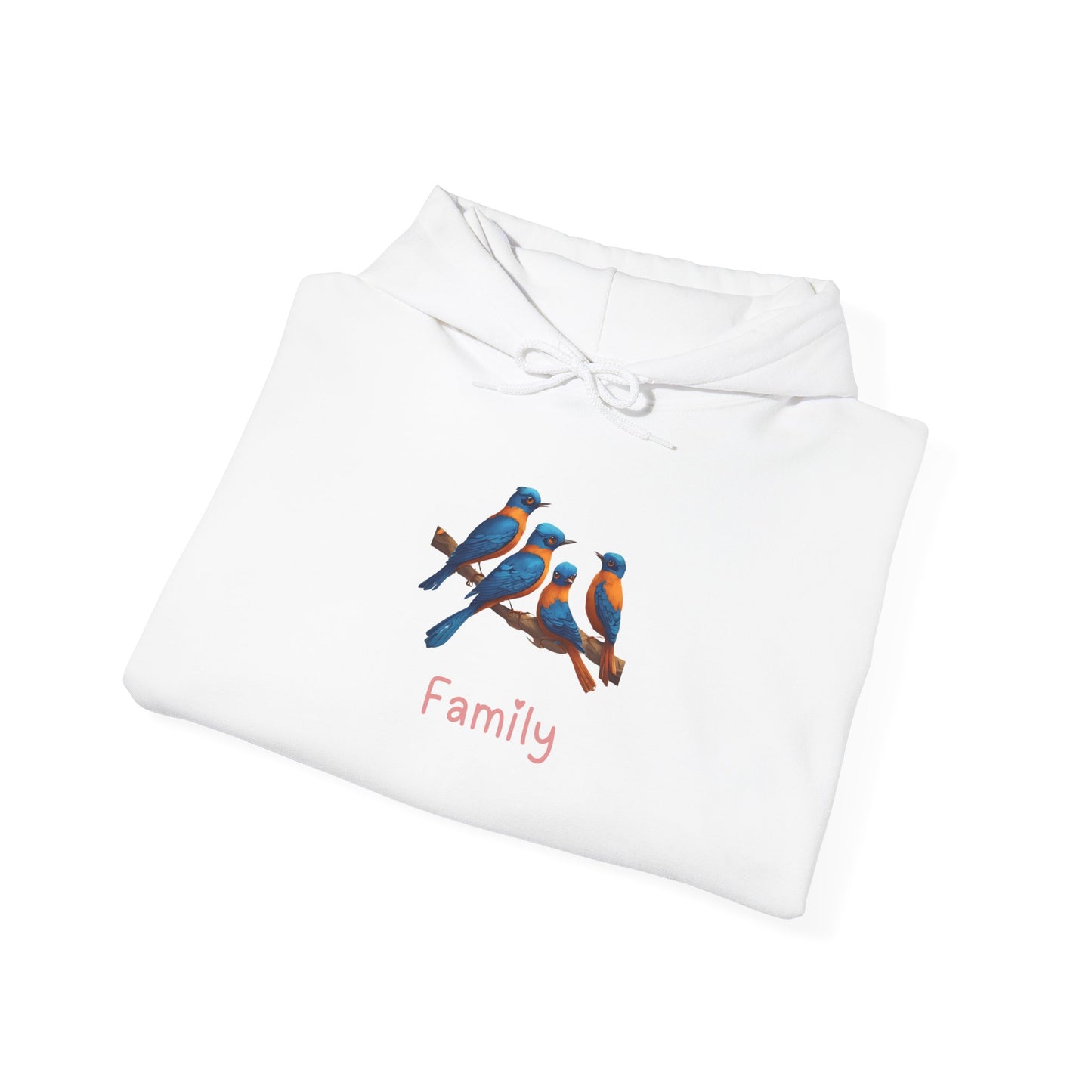 Bird Family Unisex Hooded Sweatshirt