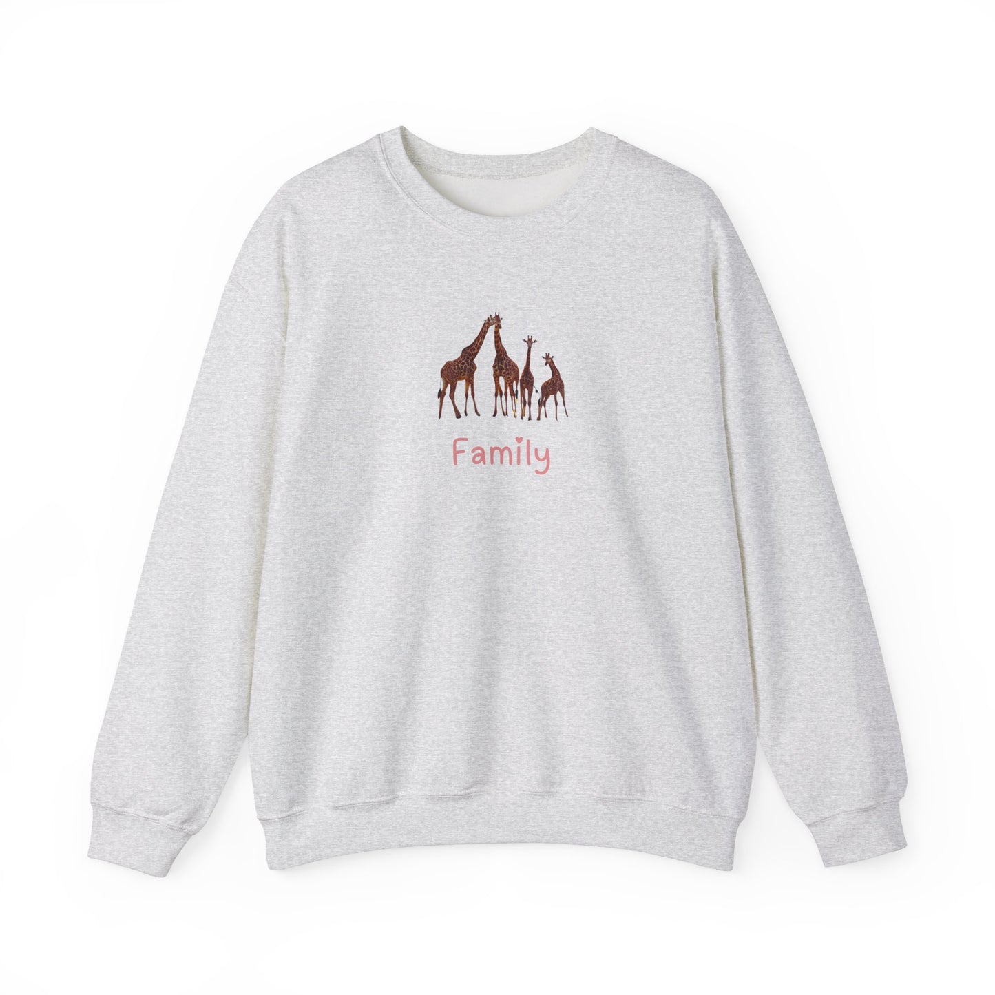 Family Giraffes  Unisex Crewneck Sweatshirt