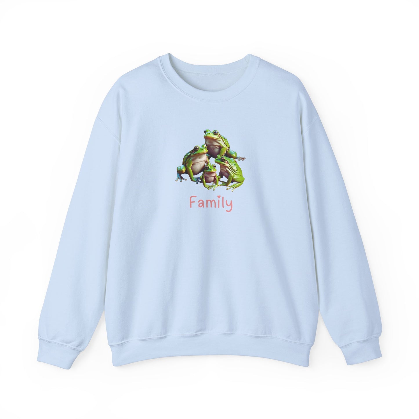 Frog Family Unisex Crewneck Sweatshirt