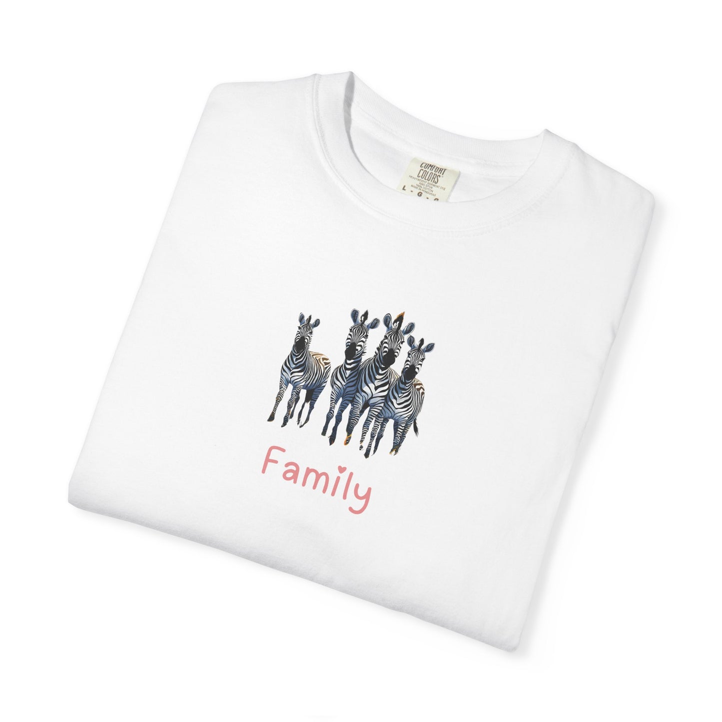 Zebra Family Unisex T Shirt