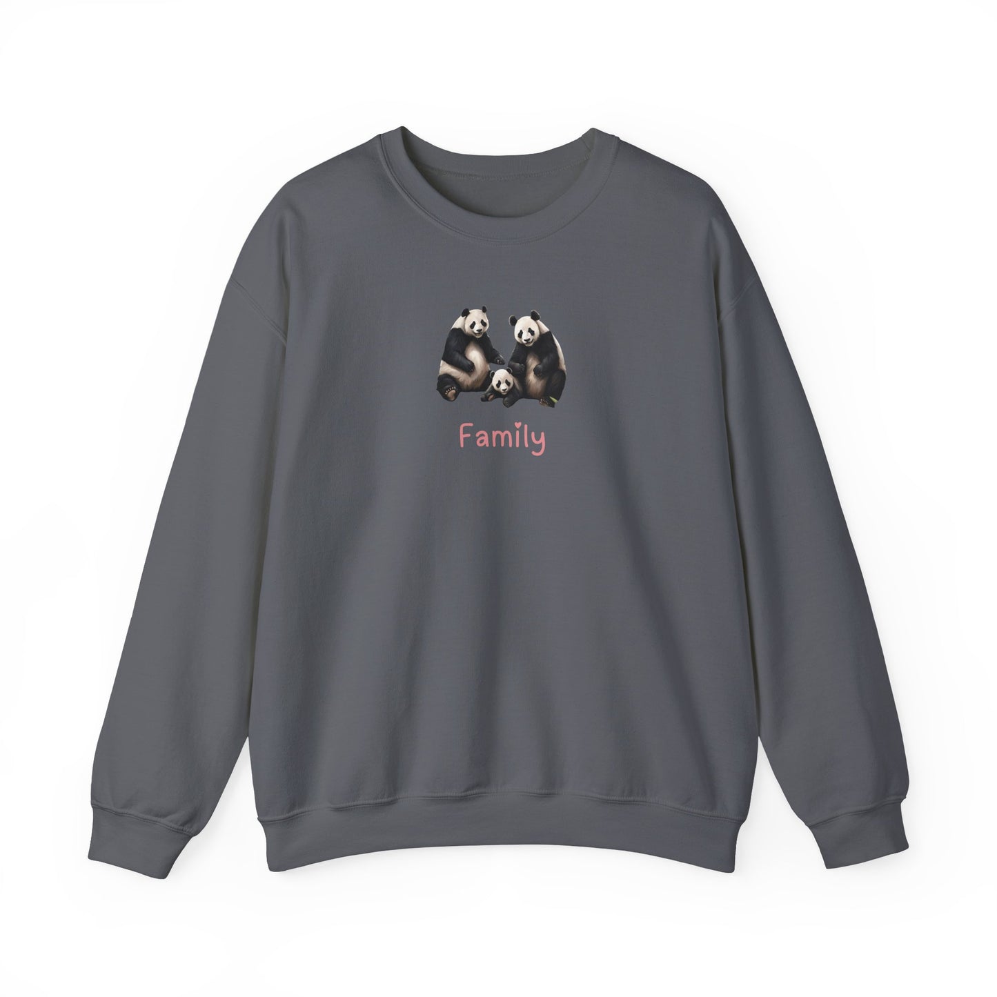 Panda Family Unisex Crewneck Sweatshirt