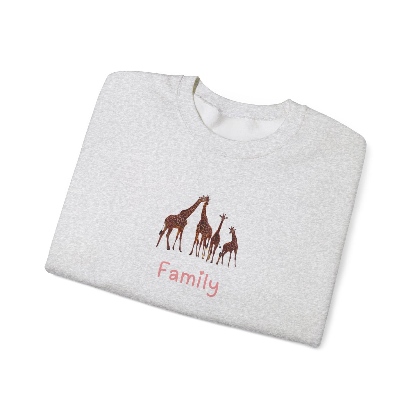 Family Giraffes  Unisex Crewneck Sweatshirt
