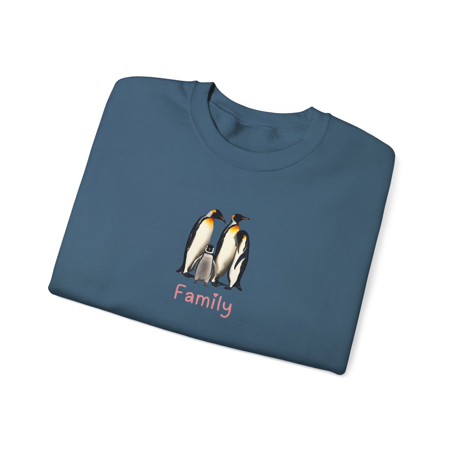 Penguin Family Unisex Crewneck Sweatshirt