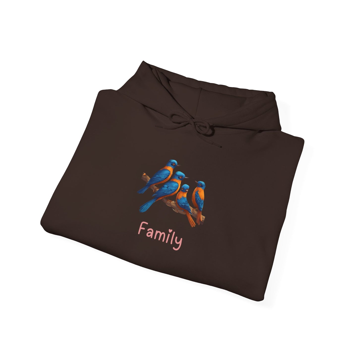 Bird Family Unisex Hooded Sweatshirt