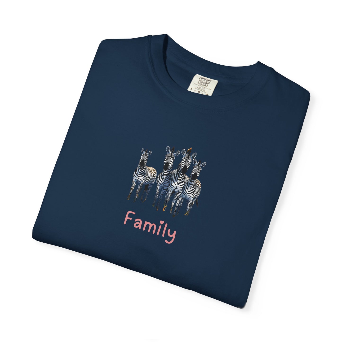 Zebra Family Unisex T Shirt