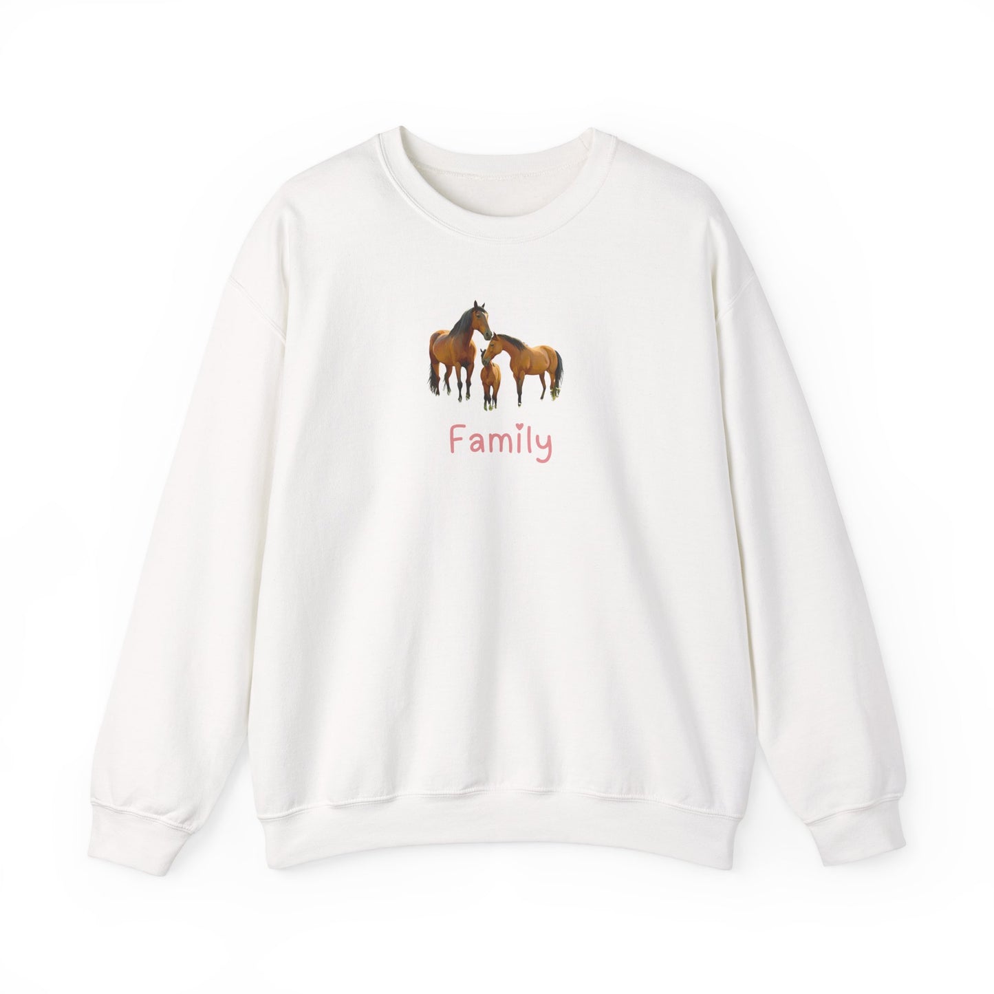 Horse Family Unisex Crewneck Sweatshirt