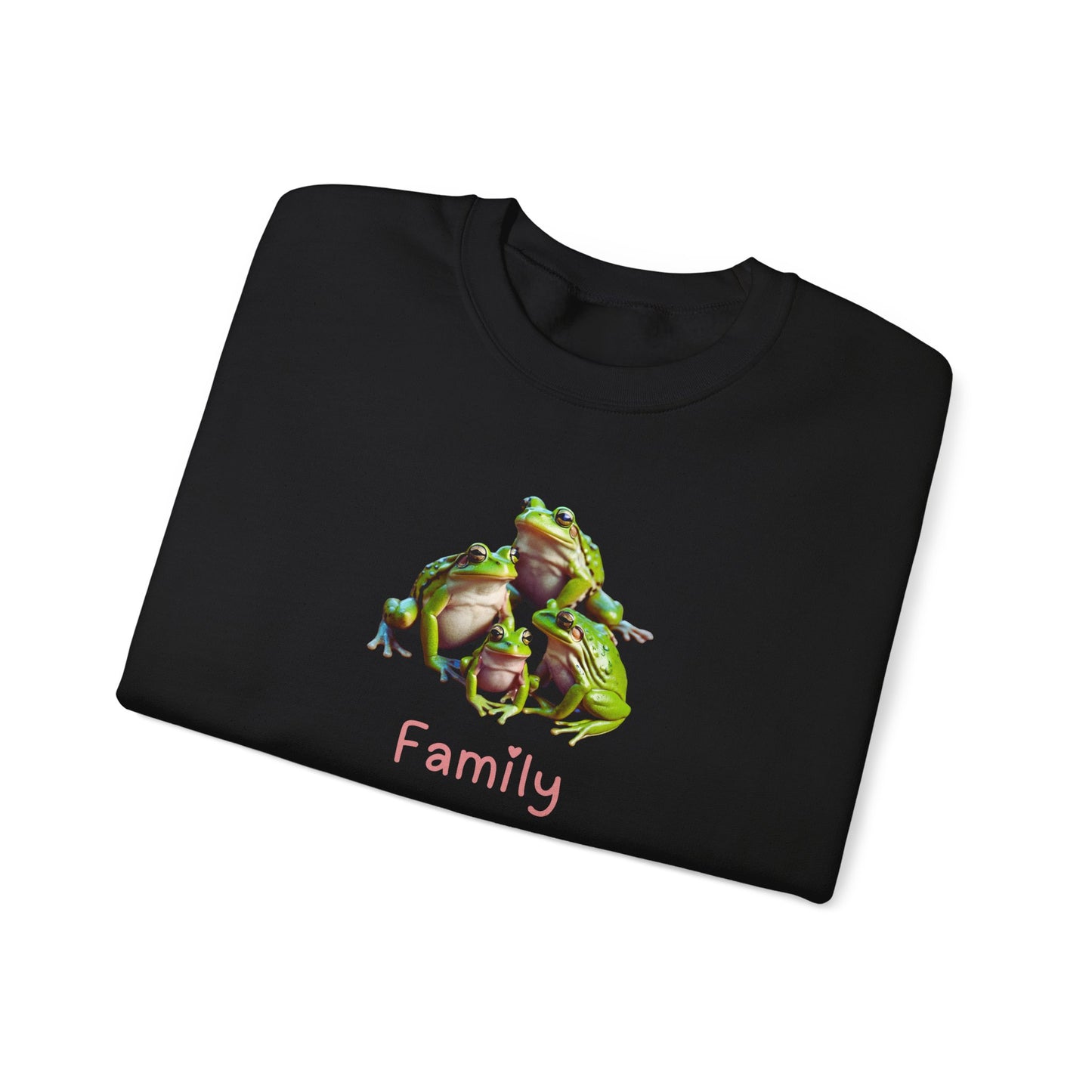 Frog Family Unisex Crewneck Sweatshirt